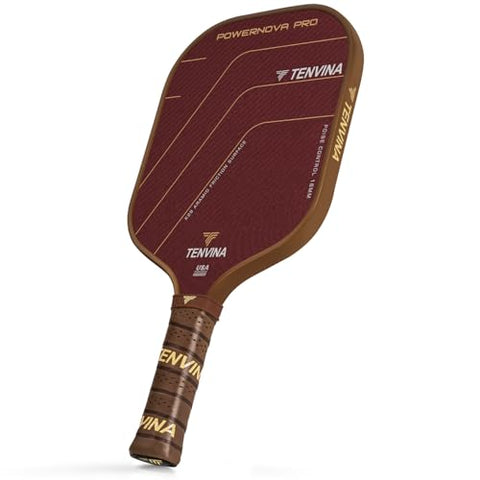 TENVINA Pickle Ball Paddle, 2025 POWERNOVA PRO K29 Aramid and Carbon Textured Fiber Pickleball Paddle, Thermoformed Pickleball Paddle with Larger Sweet Spot, Ultimate Spin and Control for Athlete