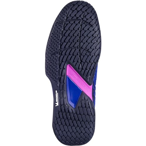 Babolat Men's Propulse Fury 3 All Court Tennis Shoes, Black/Dark Blue (Men's US Size 10)