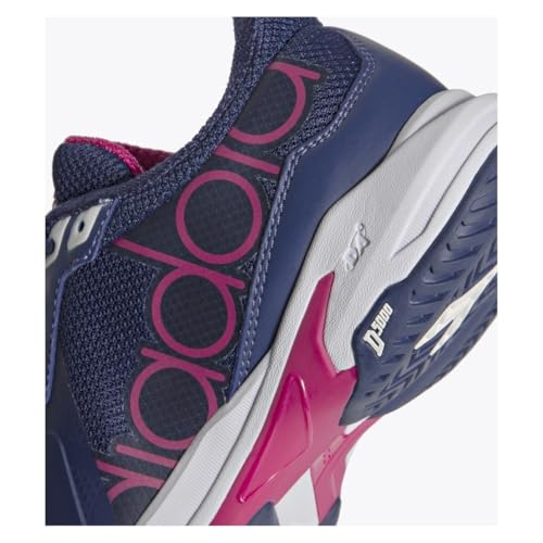 Diadora Women's Trofeo 2 All Ground Pickleball Shoes (Blueprint/Pink Yarrow/White, 7.5)