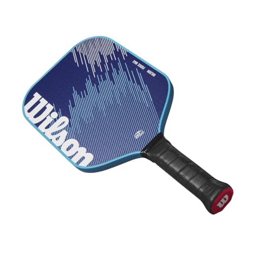 WILSON Fierce Max 13mm Pickleball Paddle - Grip Size 2-4 1/4", Blue/Navy