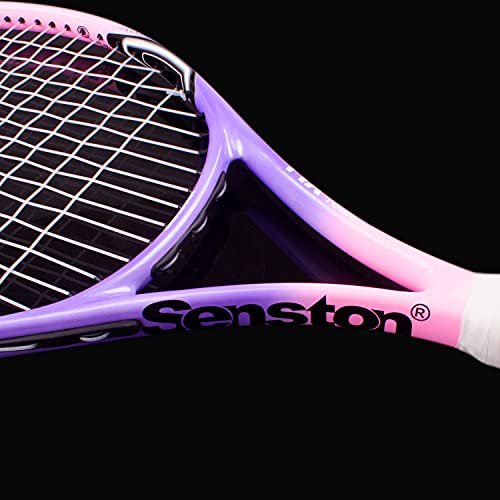 Senston 25 inch Tennis Racket for Kids Children Boys Girls Tennis Racquets Pink Color