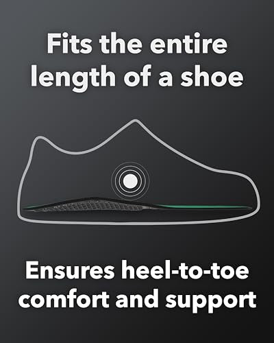 Spenco Rx Orthotic Arch Support Full Length Shoe Insoles, Men's 12-13.5, Green