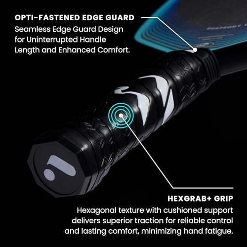 Avoura Rhapsody 13 Pickleball Paddle, Toray t700 Carbon Fiber, Designed by Pros, Sweet Spot Enhancement System, Wide-Body. Made in The USA