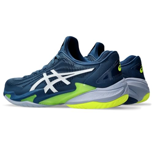ASICS Men's Court FlyteFoam 3 Tennis Shoes, 10.5, MAKO Blue/White