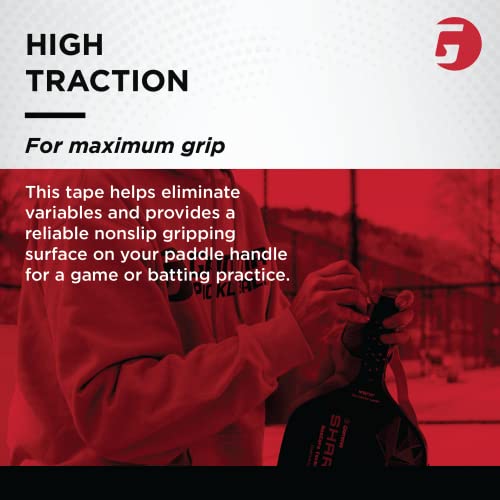 Gamma Honeycomb Cushion Grip for Pickleball Paddles, Moisture-Wicking Pickleball Replacement Grip, Premium Pickleball Equipment for Practice and Games