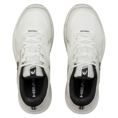 HEAD Sprint Pro 4.0 Junior Tennis Shoe, White/Black, 6