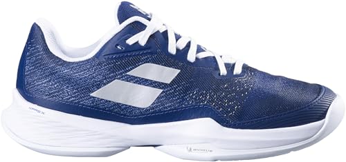 Babolat Women's Jet Mach 3 All Court Tennis Shoes, Dark Blue (Women's US Size 8)