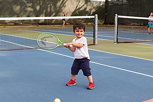 HEAD Speed Junior Pre-Strung Tennis Racquet, Lightweight Youth Tennis Racket for Kids & Beginners, Durable Aluminum Frame, Age 2-4, 19 inch, Green