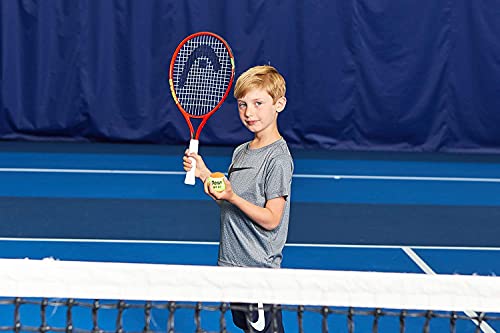 HEAD Speed Junior Pre-Strung Tennis Racquet, Lightweight Youth Tennis Racket for Kids & Beginners, Durable Aluminum Frame, Age 4-6, 21 inch, Red