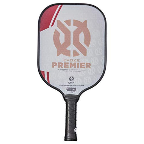 ONIX Evoke Premier Pickleball Paddle, Red, Heavy