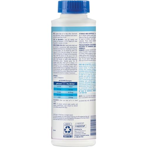Clorox® Pool&Spa™ Spa pH Down, Lowers pH in Spa Water, Safe for All Spa Types, 22 ounce (Pack of 1)