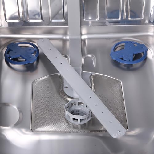 KOSTCH 24 inch Built-In Dishwasher,Top Control 8 Wash Programs Slide In DishWasher Machine with Third Rack,Large Capacity 15 Place Settings, ENERGY STAR Certified, 45-dBA Ultra-Quiet (Stainless Steel)