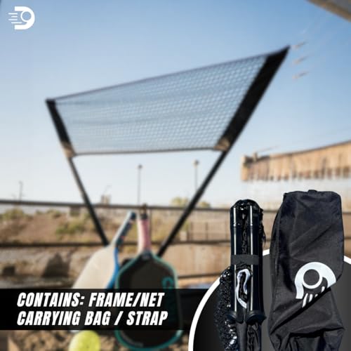 Dinkaroo™ Mini Portable Practice Pickleball Net – Pop-Up Practice Net for Dinks, Volleys & Warm-Ups – Lightweight, Compact, and Travel-Ready (Patent Pending)