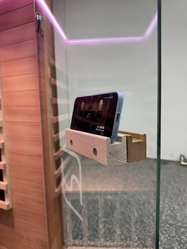 Haoyao Indoor Infrared Hemlock & Okoume 1100W 1-Person MINI Sauna with LED Lights, Bluetooth Speakers – A Gift for Parents or Friends