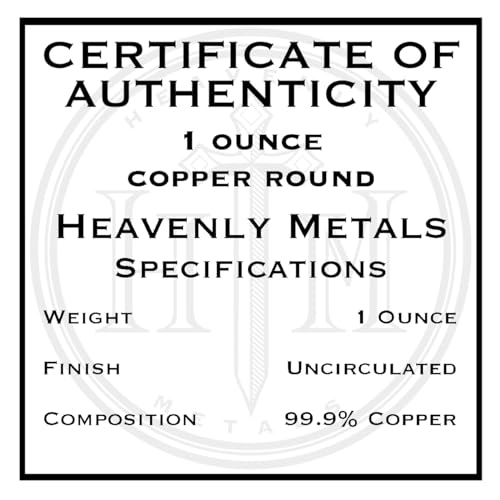 Lincoln Wheat Cent 1909 S VDB Design 1 oz Pure .999 Copper Round Collectible Jumbo 39mm Coin in Capsule - COA by Heavenly Metals