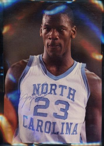 Michael Jordan Autographed 8x11 Magazine Page Photo North Carolina Tar Heels Vintage Full Name College-Era Signature Beckett BAS #13004248 - Autographed College Magazines