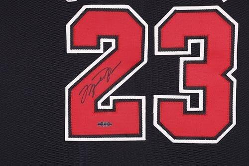 Michael Jordan Autograph Framed Dynasty 3 Jersey Set Uda RARE RARE 110/123 UD - Autographed NBA Jerseys