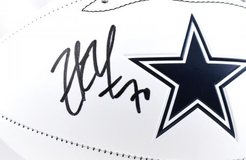 Zack Martin Autographed Dallas Cowboys Logo Football - Beckett W Hologram - Autographed Footballs