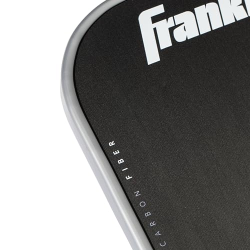 Franklin Sports Pro Pickleball Paddles - FS Tour Series Carbon Fiber Paddles - Official USA Pickleball (USAPA) Approved Racket - Tempo Pro Player - 16mm Polymer Core - Gray