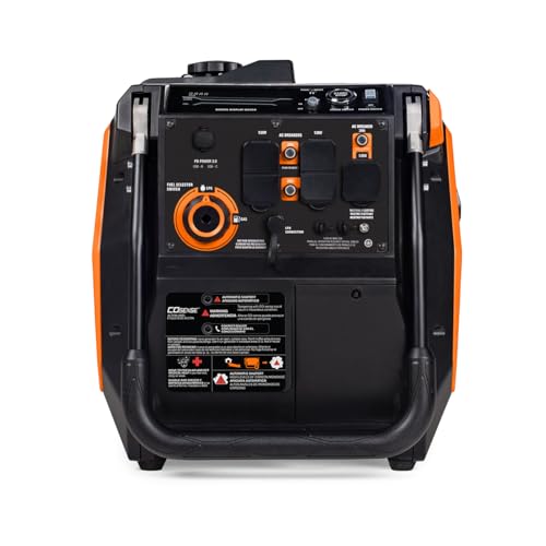 Generac 5,200-Watt Dual-Fuel Portable Inverter Generator - Gas and Propane Compatible - Quiet Operation - Produces Clean, Stable Power - Great for Home Backup, Camping, and RV Use