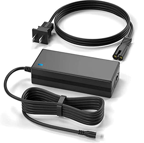 Onerbl AC/DC Adapter Compatible with Anker A1720 521 200W/256Wh Portable Power Station Solar Generator Backup Battery LiFePO4 11-28V 5.5A 65W Power Supply Cord Cable Battery Charger Mains PSU