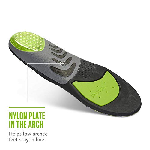 Sof Sole womens Airr Orthotic Support Full-length Insole, Green, Women s 8-11 US