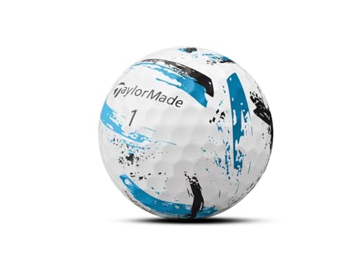 TaylorMade Golf SPEEDSOFT Ink Golf Balls Blue ONE Dozen