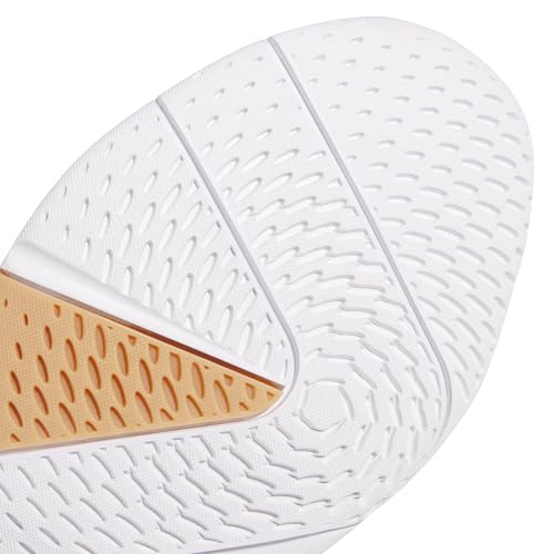 Adidas Womens Ligra 8 Indoor Volleyball, White/Black/White, 8.5