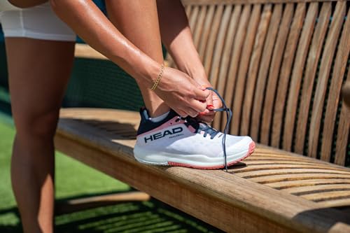 HEAD Motion Pro Women's Pickleball Shoe, White/Blueberry, 8.5