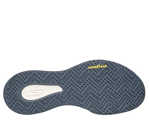 Skechers Men's Viper Court Luxe Pickleball Sneaker, Charcoal/Navy, 7