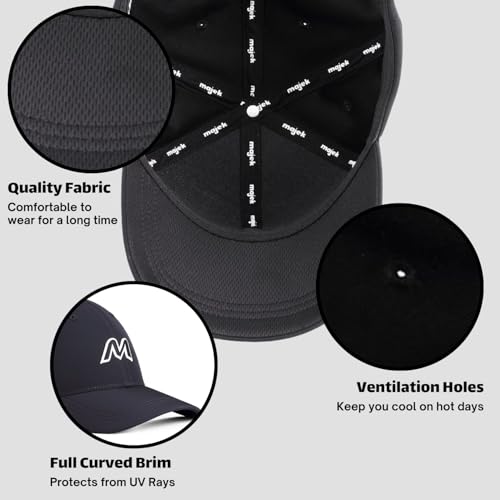 Right Handed Majek K5s Hybrid Set Senior Men's Standard with Midsize Grips Includes 3-PW Clubs with Black Hybrid Headcovers and Black Majek Golf Hat