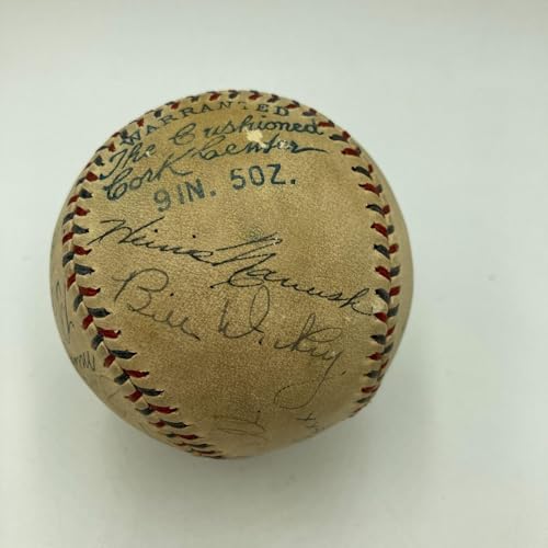 Babe Ruth & Lou Gehrig 1933 First All Star Game Signed Baseball JSA COA - Autographed Baseballs