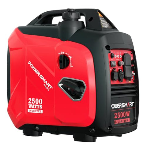 PowerSmart 2500-Watt Portable Inverter Generator with Quiet for Camping