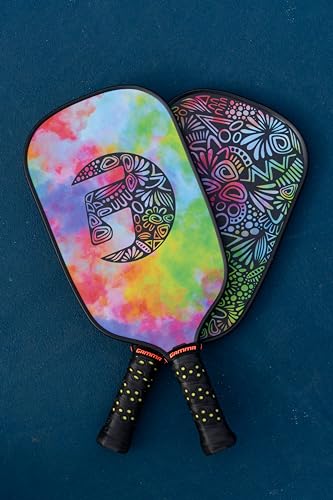Gamma Pickleball Paddles, PolyCore Series, Enhanced Pickleball Paddles, Graphite, Composite Power, Honeycomb Grip, Made in The USA, Elogated Paddle - Needle- Zenspire Edition