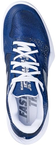 Babolat Women's Jet Mach 3 All Court Tennis Shoes, Dark Blue (Women's US Size 8)