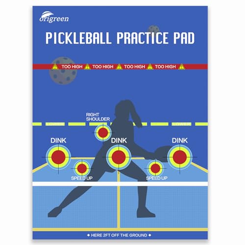Pickleball Practice Pads - Dink Master Exercise Rebounder Aids (Blue, 1pc)
