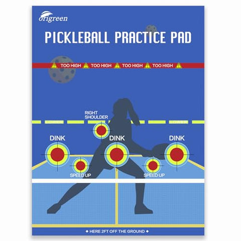 Pickleball Practice Pads - Dink Master Exercise Rebounder Aids (Blue, 1pc)