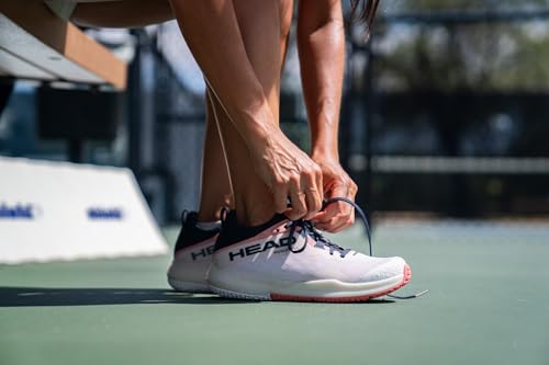 HEAD Motion Pro Women's Pickleball Shoe, White/Blueberry, 8.5