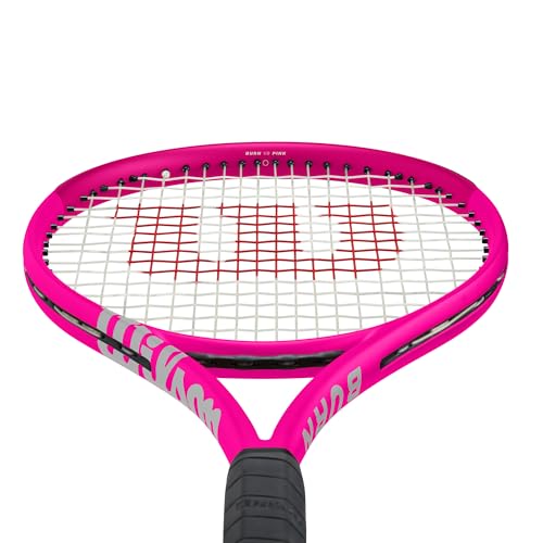 Wilson Burn V6 105 S Tennis Racket - Pink, Grip Size 2-4 1/4"