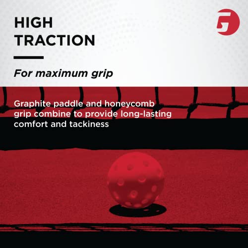 GAMMA Sports Shard NeuCore Pickleball Paddle, Graphite Power Surface and Honeycomb Grip, Extra Spin Shard