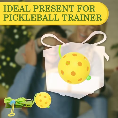 Whiidoom Pickleball Trainer, Pickleball Rebounder for Pickleball Training and Practice, Enhance Reaction Time & Hand-Eye Coordination, Easy Installation