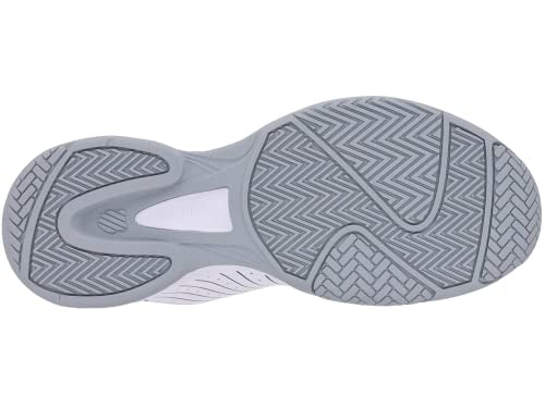 K-Swiss Men's Court Express Pickleball Shoe, White/Highrise/Black, 10.5 M