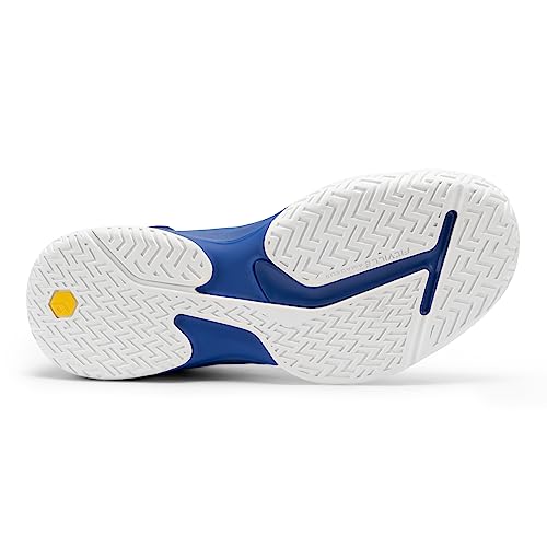 FitVille Mens Pickleball Shoes Blue Tennis Shoes Sneakers for All Court Racquetball Athletic Shoes for Racquet Sport | Arch Support & Wide Toe Box (11 Medium, Royal Blue)