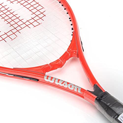 Wilson Pro Staff Precision XL 110 Adult Recreational Tennis Racket - Grip Size 3-4 3/8", Red