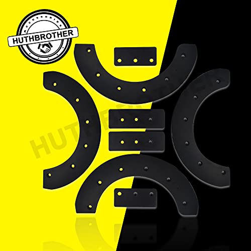 302565MA 327072MA Snow Thrower Paddle & Hardware - by Huthbrother, Compatible with Craftsman Murray 57121MA 1687312SM, for Craftsman Machines 20" 21" or 22" Snowblower