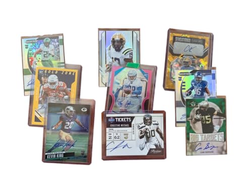 Rich Strike Football Card Triple Auto Third and Goal Mystery Pack. 3 Guranteed Autograph Football Cards.