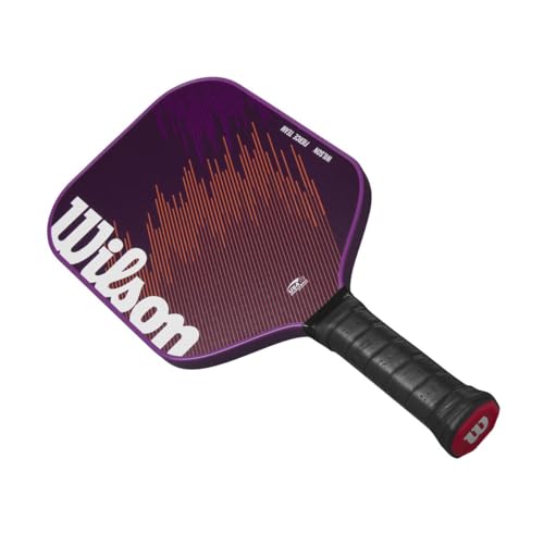 WILSON Fierce Team 13mm Pickleball Paddle - Grip Size 2-4 1/4", Purple