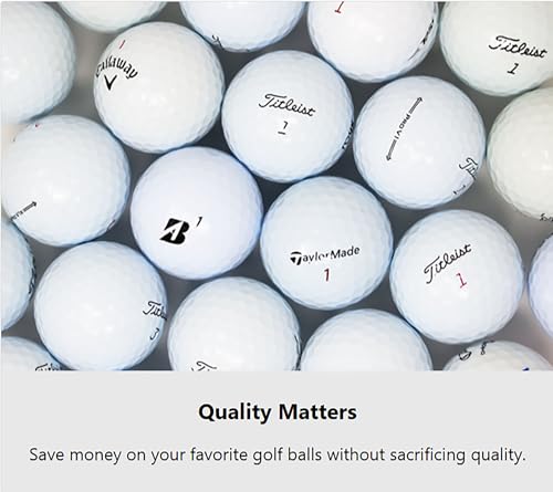 LostGolfBalls Kirkland Signature Golf Balls, Near Mint, AAAA Quality, 50 Pack, White