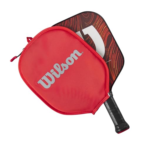 WILSON Pickleball Paddle Cover - Red/Grey