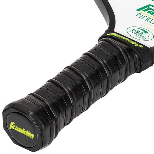 Franklin Sports Pickleball Paddle - Pilot Polypropylene Core Racket - Official USA Pickleball (USAPA) Approved Paddle - Lightweight Pro Racket - Green - 10mm Thick Core